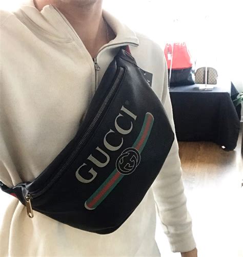 gucci mens fanny pack|cool fanny packs for guys.